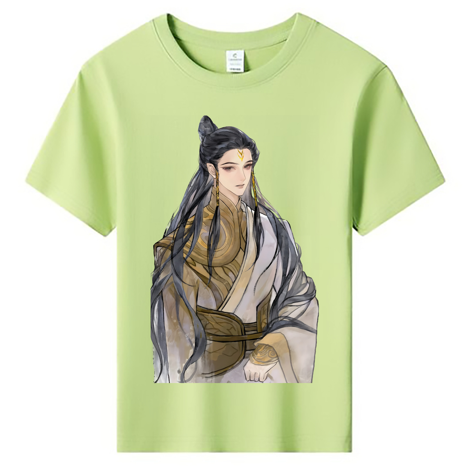 （画像用） Ne Zha 2 ナタ 魔童の大暴れ 綿100％キッズTシャツ（フロントプリント）